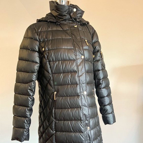 GALLERY NEW YORK BLACK WOMENS PUFFER JACKET COAT NWT 1X - Picture 4 of 16